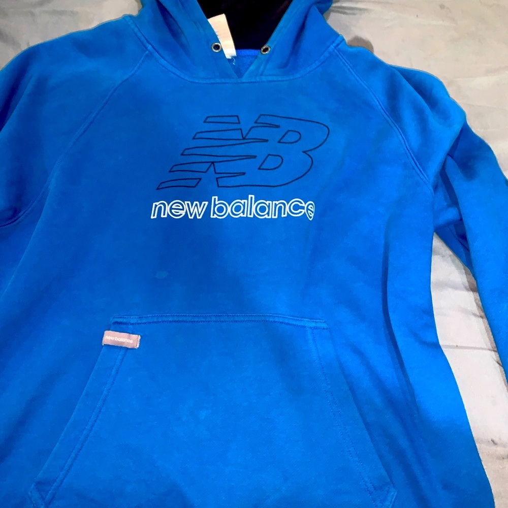 New Balance Preowned Mens Blue hoodie